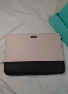 kate spade Two-Tone Pink and Black Laptop Or Tablet Sleeve